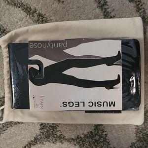 Music Leg Navy Pantyhose